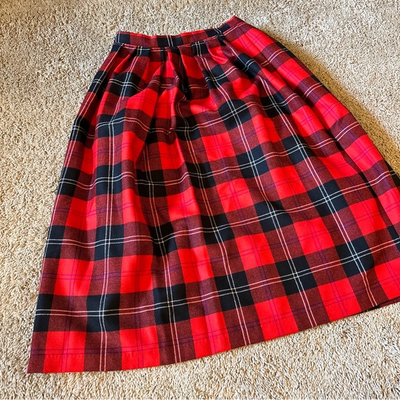 Cute Vintage Skirt by Bay Ridge Hunt Club Wool Skirt Womens Size 12 - Picture 2 of 11